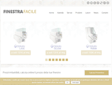 Tablet Screenshot of finestrafacile.com